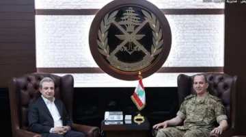 قائد القوات المسلحة يجتمع بالنائبين أبو فاعور ودرغام