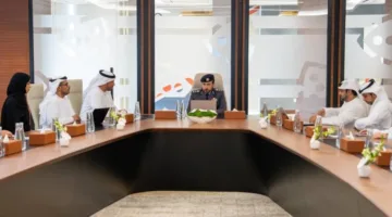 قائد شرطة أبوظبي يثني على كفاءة مركز إدارة المواد الخطرة