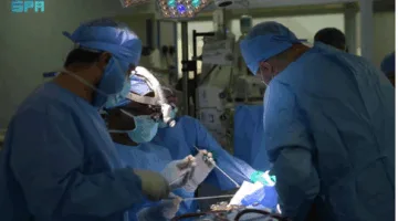 قسطرة طارئة تنقذ حياة حاج قرغيزي من جلطة رئوية خطيرة في مدينة الملك عبدالله الطبية