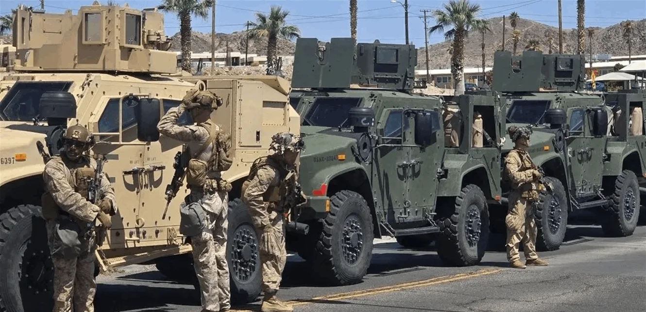 كاليفورنيا تطلب من المحكمة منع نشر القوات العسكرية في لوس أنجلوس كاليفورنيا تطلب من المحكمة منع نشر القوات العسكرية في لوس أنجلوس
