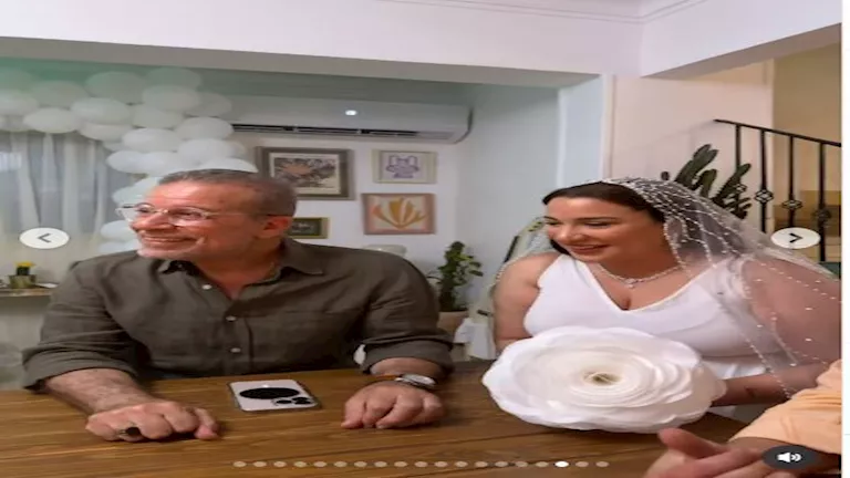 ما كانت طلبات شريف منير لزوج ابنته أسما خلال حفل زفافها؟ (صور وفيديو)