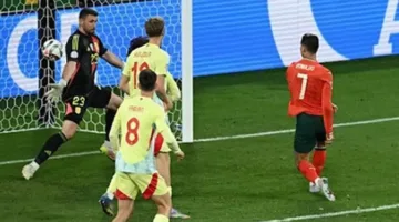 مارس شغفه المفضل.. رونالدو يسجل هدفًا أمام إسبانيا في دوري أمم أوروبا (فيديو)