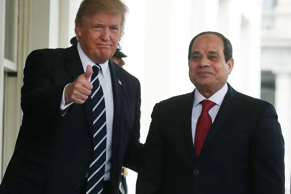مبعوث ترامب خلال ولايته الأولى لـ«المصري اليوم»: العلاقة بين السيسي وترامب استراتيجية. مبعوث ترامب خلال ولايته الأولى لـ«المصري اليوم»: العلاقة بين السيسي وترامب استراتيجية.
