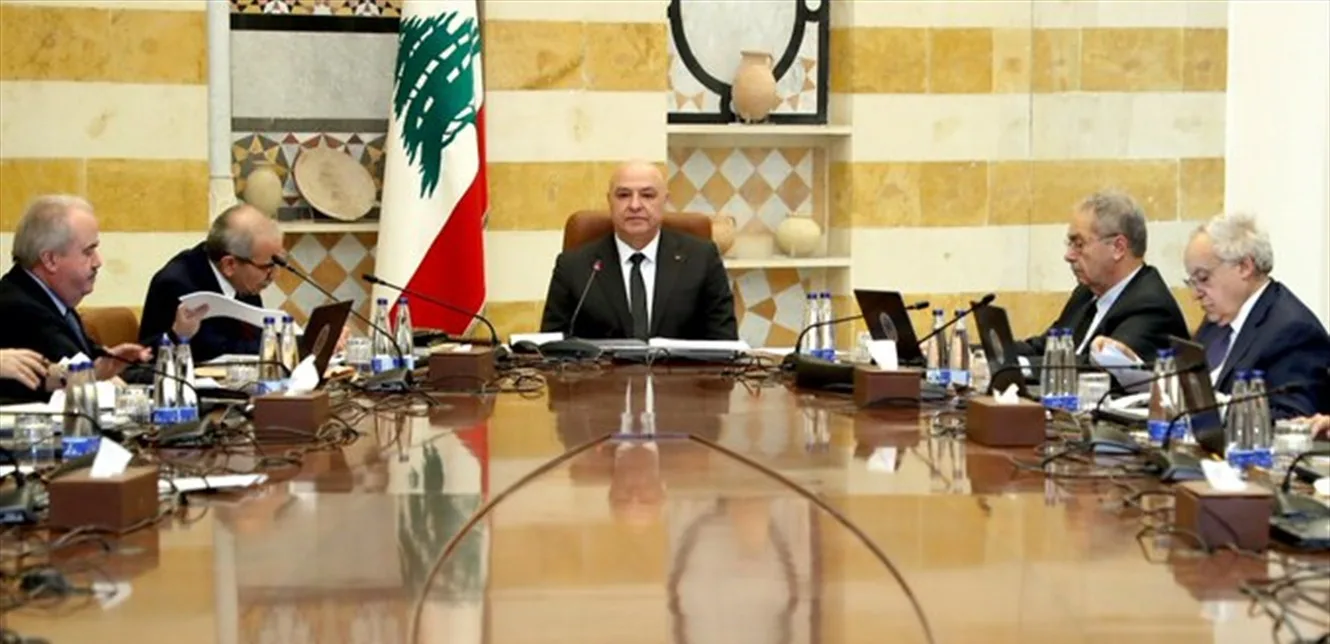 مجلس الوزراء يعتمد التعيينات الدبلوماسية اليوم وتأجيل تسليم السلاح الفلسطيني. مجلس الوزراء يعتمد التعيينات الدبلوماسية اليوم وتأجيل تسليم السلاح الفلسطيني.