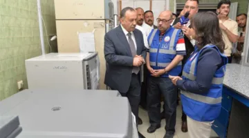محافظ أسيوط ي inaugurate وحدتين لفصل مشتقات الدم وتصوير الأشعة المقطعية في مستشفى الإيمان العام