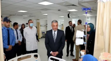 محافظ الإسماعيلية يزور المستشفى المركزي والمركز التكنولوجي في القنطرة