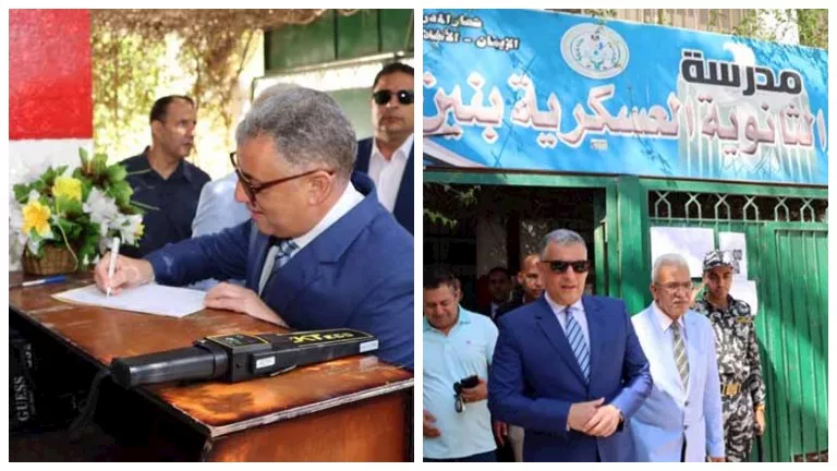 محافظ الإسماعيلية يقوم بزيارة لجان امتحانات الثانوية العامة محافظ الإسماعيلية يقوم بزيارة لجان امتحانات الثانوية العامة