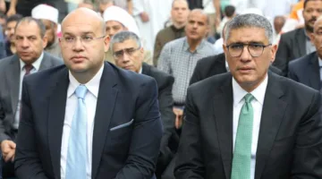 محافظ الجيزة يشارك في صلاة عيد الأضحى بميدان مسجد مصطفى محمود