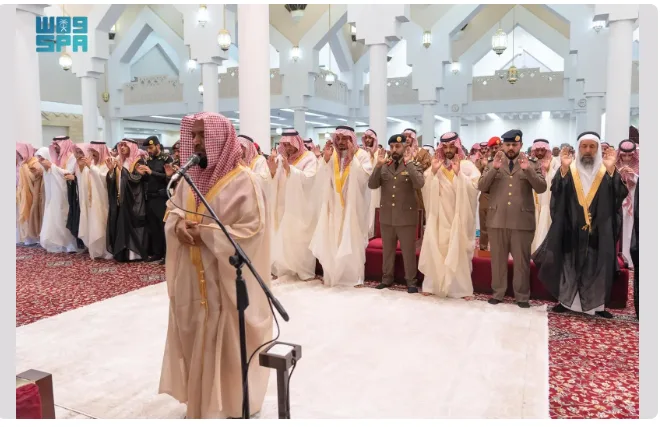 محافظ الدرعية يقيم صلاة عيد الأضحى