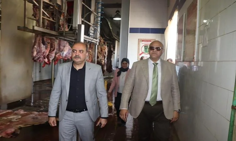 محافظ القليوبية يقوم بزيارة إلى مجزر شبرا شهاب في القناطر الخيرية محافظ القليوبية يقوم بزيارة إلى مجزر شبرا شهاب في القناطر الخيرية