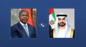 محمد بن زايد ورئيس أنغولا يناقشان هاتفياً سبل تعزيز التعاون بين البلدين