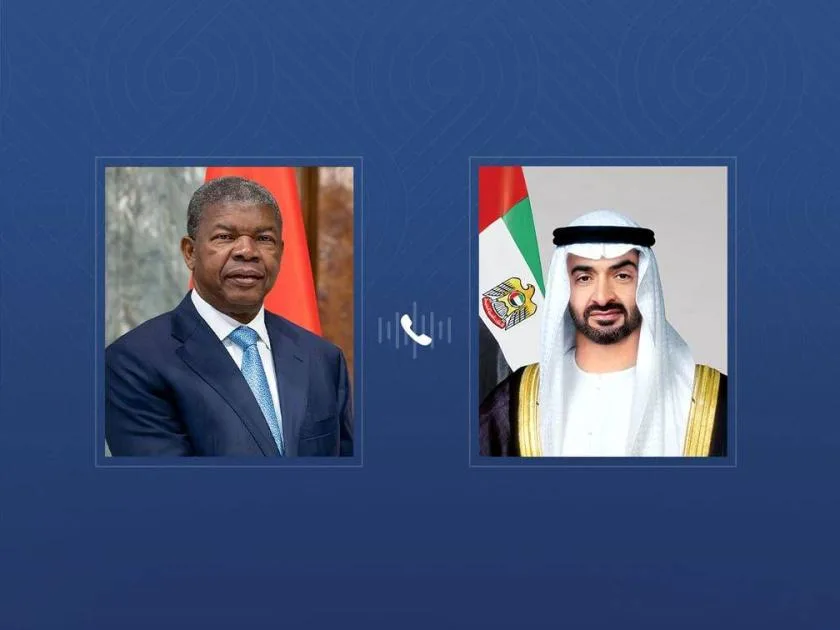محمد بن زايد ورئيس أنغولا يناقشان هاتفياً سبل تعزيز التعاون بين البلدين محمد بن زايد ورئيس أنغولا يناقشان هاتفياً سبل تعزيز التعاون بين البلدين