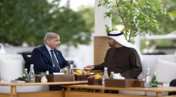محمد بن زايد وشهباز شريف يؤكدان على ضرورة تعزيز مبادرات تحقيق الاستقرار الإقليمي