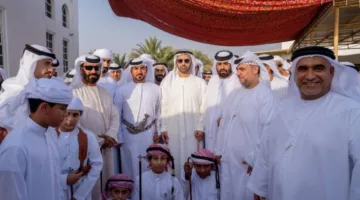 محمد بن سعود يستعرض العلاقات القوية مع أفراد قبيلة الحبوس