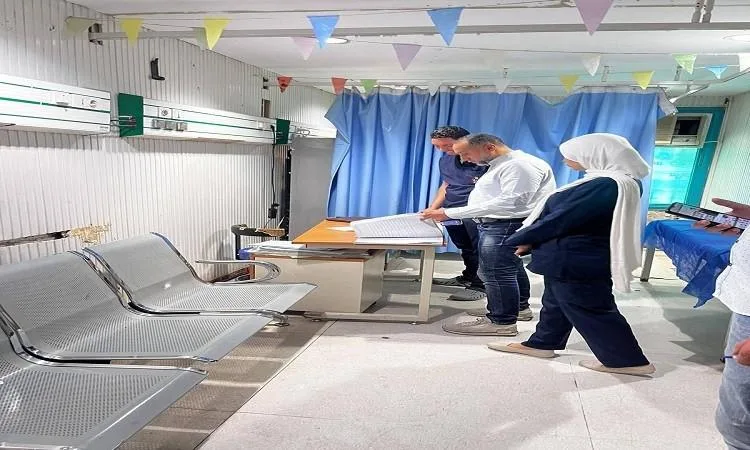 مدير إدارة المستشفيات يقوم بزيارة تفقدية لمستشفى الغردقة العام