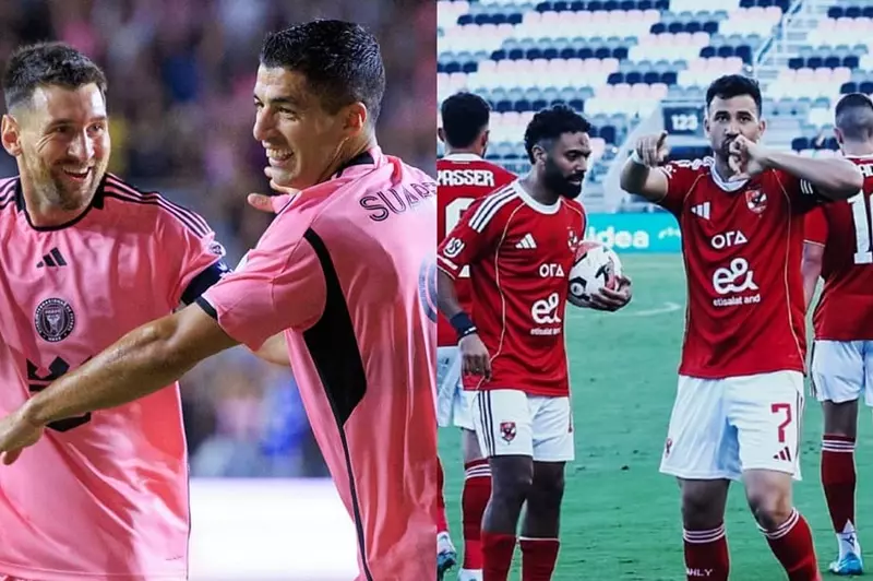 مراهنة ميسي وتراث عملاق إفريقيا.. ليكيب تستعرض إمكانيات الأهلي وإنتر ميامي في كأس العالم للأندية مراهنة ميسي وتراث عملاق إفريقيا.. ليكيب تستعرض إمكانيات الأهلي وإنتر ميامي في كأس العالم للأندية