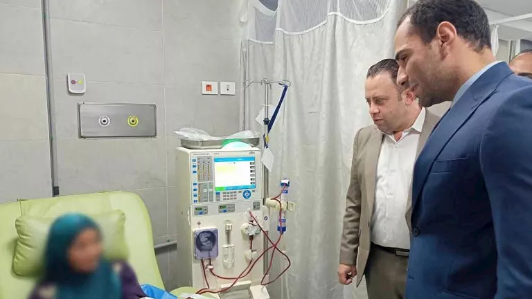 مستشفى فايد في الإسماعيلية يقدم 100 جلسة لغسيل الكلى خلال عيد الأضحى المبارك