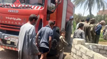 مصرع عدد من الحيوانات الأليفة.. إخماد حريق في أربع حظائر بسوهاج