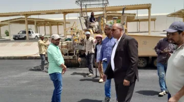 مصطفى هارب: الانتهاء من إنشاء الطرق في مشروع الإسكان الاجتماعي بأخميم الجديدة