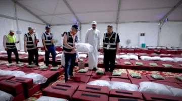 رئيس بعثة الحج يزور مخيمات حجاج القرعة في عرفات ومنى.. والتوجه إلى عرفات غداً