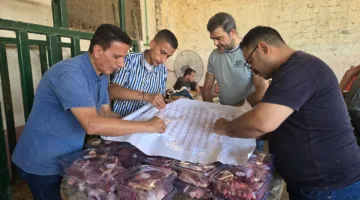 «مناسبة عيد الأضحى».. حزب إرادة جيل يقدم لحومًا للأسر المحتاجة.
