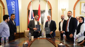 منصة سبرنتس التعليمية تجري اتفاقية استراتيجية مع الجامعة البريطانية في مصر (BUE) لتأهيل الشباب وتمكينهم لدخول سوق العمل.