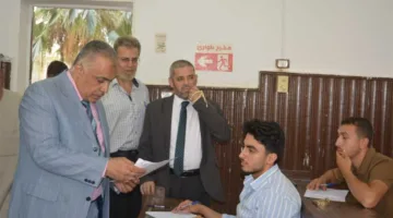 نائب رئيس جامعة الأزهر يؤكد على أهمية الالتزام بالمعايير واللوائح الخاصة بامتحانات الطلاب