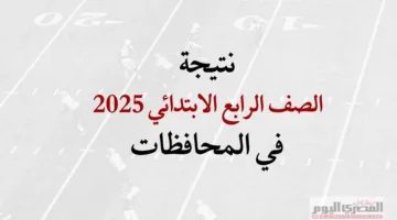 نتائج الفصل الدراسي الثاني للصف الرابع الابتدائي 2025 في القاهرة والمحافظات.. (وصلات ومواعيد)