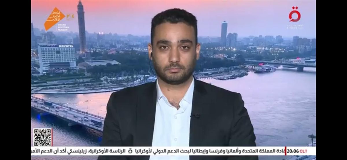 عمرو أحمد مدير وحدة إيران بالمنتدى الاستراتيجي للفكر