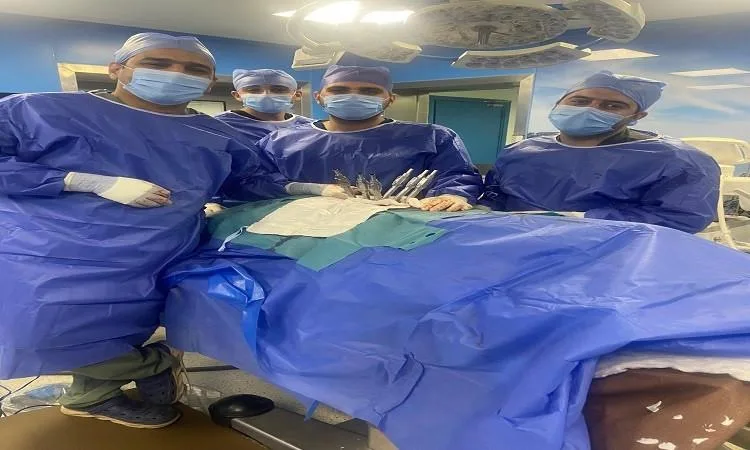 نجاح طبي لمستشفى جامعة بنها: تثبيت الفقرات القطنية بدون جراحة مفتوحة نجاح طبي لمستشفى جامعة بنها: تثبيت الفقرات القطنية بدون جراحة مفتوحة
