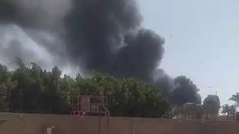 نشوب حريق في مصنع أدوية بالمنوفية نشوب حريق في مصنع أدوية بالمنوفية