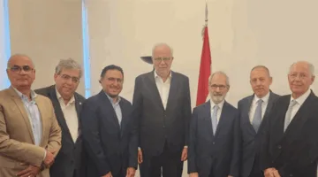 نصار يناقش مع وفد MIDEL استقلالية القضاء وتأثيرها على جذب الاستثمارات