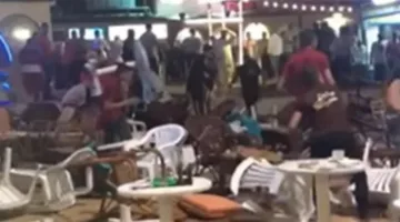 نظرة أثارت الغيرة.. اشتباك حاد في كافيه بالنهضة