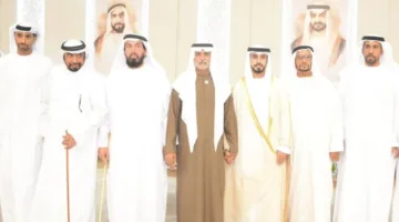 نهيان بن مبارك يشارك في احتفالات المشغوني والمزروعي