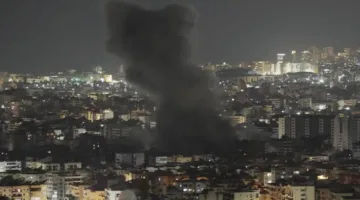 هجوم إسرائيلي مكثف على العاصمة اللبنانية