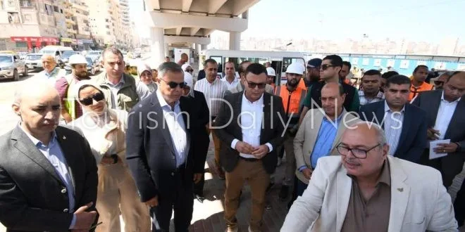 وزير الإسكان ومحافظ الإسكندرية يزوران موقع إنشاء كوبرى 45 “محور السادات” وزير الإسكان ومحافظ الإسكندرية يزوران موقع إنشاء كوبرى 45 “محور السادات”