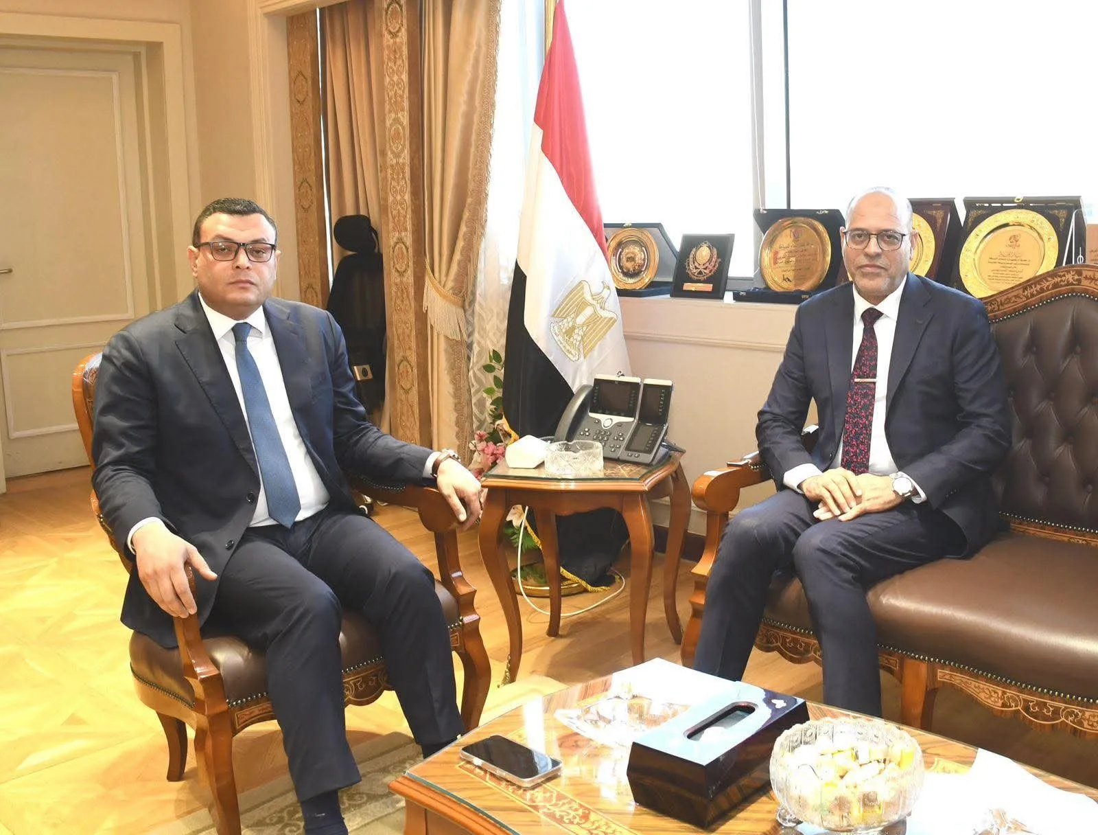 وزير الإسكان ووزير العمل يتباحثان سبل التعاون في تدريب القوى العاملة وزير الإسكان ووزير العمل يتباحثان سبل التعاون في تدريب القوى العاملة