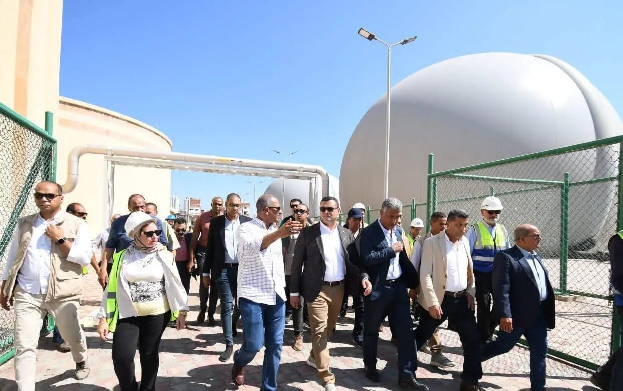 وزير الإسكان يقوم بزيارة محطة معالجة الصرف الصحي الشرقية في محافظة الإسكندرية وزير الإسكان يقوم بزيارة محطة معالجة الصرف الصحي الشرقية في محافظة الإسكندرية