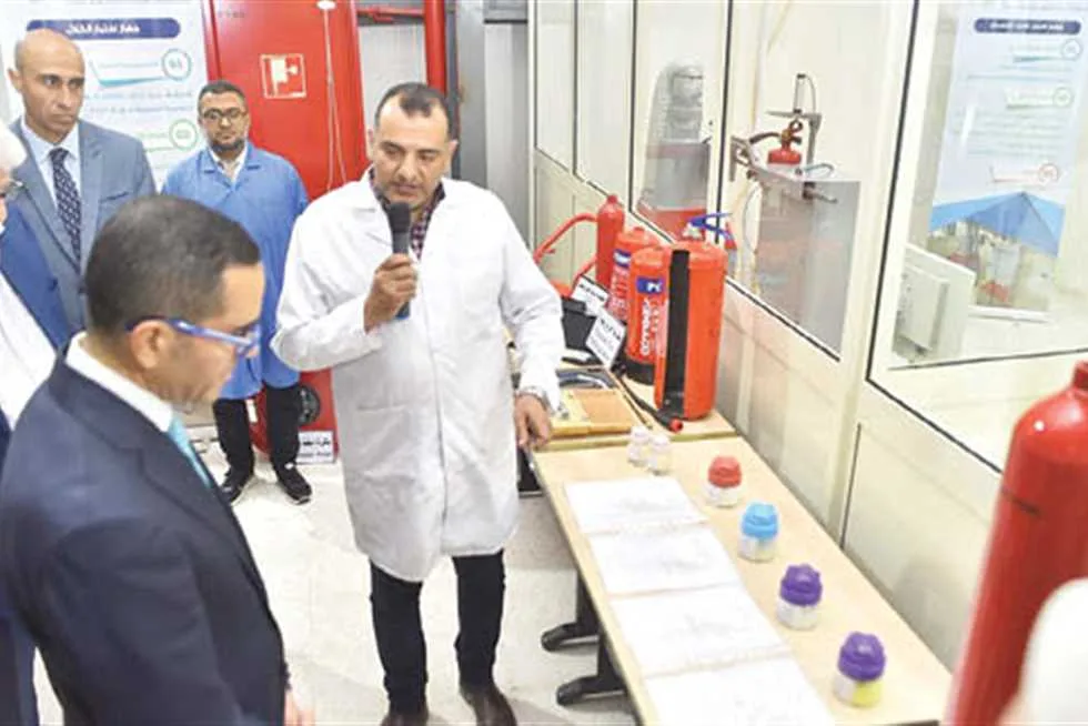 وزير الاستثمار يدشن مركز اختبار معدات الإطفاء في هيئة «الرقابة على الصادرات» وزير الاستثمار يدشن مركز اختبار معدات الإطفاء في هيئة «الرقابة على الصادرات»