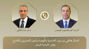 وزير الخارجية يناقش مع نظيره القبرصي تعزيز التعاون في استقدام العمالة المصرية إلى قبرص