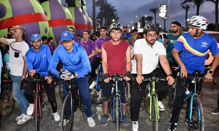 وزير الرياضة ومحافظ دمياط يعلنون عن انطلاق ماراثون للدراجات بمناسبة العيد القومي وزير الرياضة ومحافظ دمياط يعلنون عن انطلاق ماراثون للدراجات بمناسبة العيد القومي