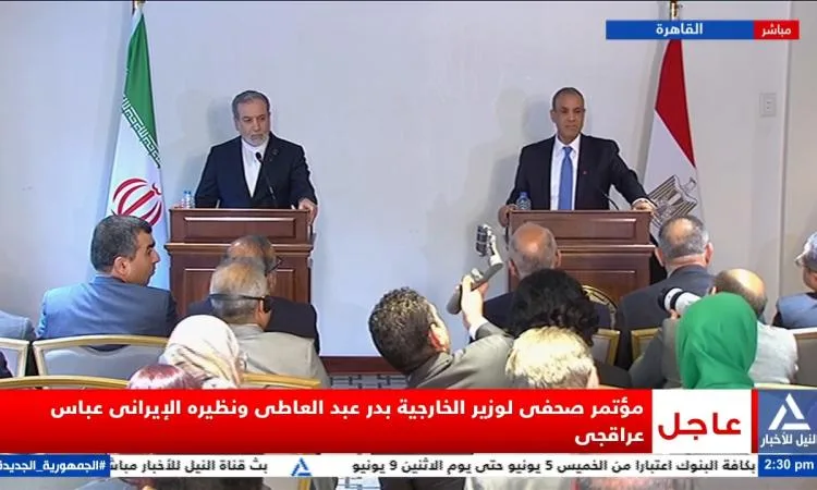 وزيرا خارجية مصر وإيران يؤكدان تأييدهما التام لحقوق الشعب الفلسطيني وزيرا خارجية مصر وإيران يؤكدان تأييدهما التام لحقوق الشعب الفلسطيني
