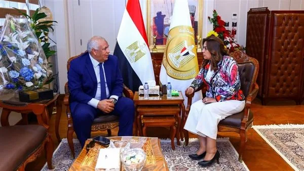 وزيرة التنمية المحلية تستعرض مع محافظ الوادي الجديد آخر مستجدات المشاريع التنموية والخدمية وزيرة التنمية المحلية تستعرض مع محافظ الوادي الجديد آخر مستجدات المشاريع التنموية والخدمية