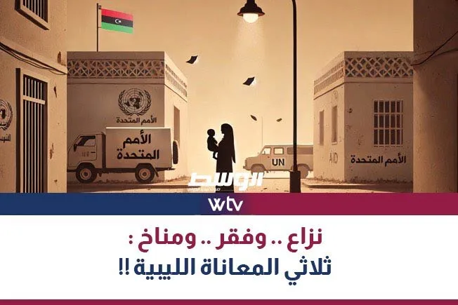 “وسط الخبر” يستعرض: النزاع والفقر والمناخ… ثلاثية المعاناة في ليبيا! “وسط الخبر” يستعرض: النزاع والفقر والمناخ… ثلاثية المعاناة في ليبيا!