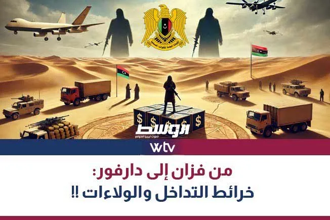 «وسط الخبر» يستعرض: من فزان إلى دارفور.. خرائط التأثير والولاءات «وسط الخبر» يستعرض: من فزان إلى دارفور.. خرائط التأثير والولاءات