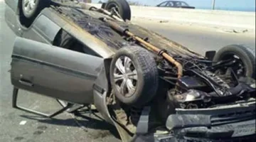 وفاة شاب جراء انقلاب سيارة على الطريق الصحراوي الشرقي بأخميم سوهاج