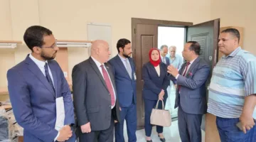 وفد من الملحقية العمالية السعودية يزور مركز التدريب المهني في الحجاز