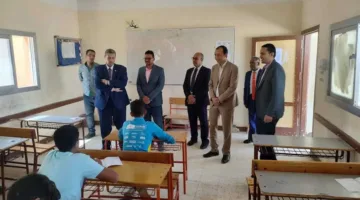 وكيل وزارة التعليم في شمال سيناء يزور لجان امتحانات المرحلة الإعدادية