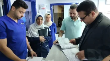 وكيل وزارة الصحة في جنوب سيناء يقوم بجولة في مستشفى أبو رديس خلال اليوم الثالث من العيد.