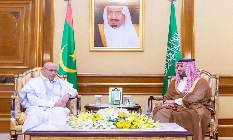 ولي العهد السعودي يتناقش مع زعيمي موريتانيا والمالديف حول كيفية تعزيز العلاقات الثنائية ولي العهد السعودي يتناقش مع زعيمي موريتانيا والمالديف حول كيفية تعزيز العلاقات الثنائية